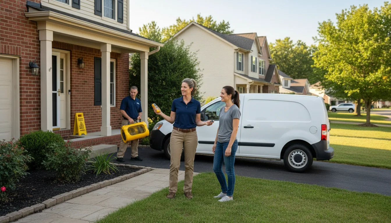 Residential water damage restoration in Wolcott, CO